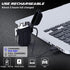 LcFun Waterproof Electric Lighter Windproof Dual Arc USB Rechargeable Flameless Plasma Lighters for Camping Hiking Survival Tactical Gear Gifts fo...