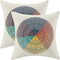 Wheel of Emotions Feelings Pillow Covers 18x18 Set of 2 Therapist Office Decor Throw Pillow Counselor Physical Therapist Gifts Decor Cushion Cover...