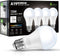 Dusk to Dawn Sensor LED Outdoor Light Bulb, Daylight White 5000K, A19 13W(100 Watt Equivalent) Bright Porch Lighting, 1200LM, Auto-On/Off Photocel...