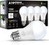 Dusk to Dawn Sensor LED Outdoor Light Bulb, Daylight White 5000K, A19 13W(100 Watt Equivalent) Bright Porch Lighting, 1200LM, Auto-On/Off Photocel...