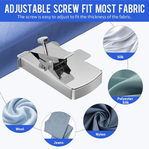 Magnetic Seam Guide for Sewing Machine: TenLaitech Magnetic Seam Guide with Clip| Sewing Supplies Accessories, Hemmer Guide, Seam Guide, Universal...