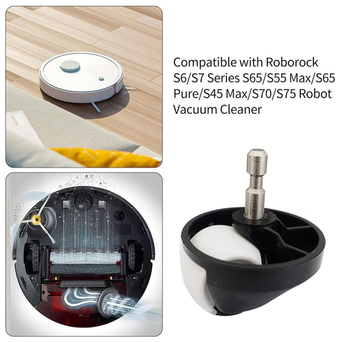 Replacement Roomba Front Wheel Caster Assembly for iRobot Roomba i7 i7+ Plus E5 E6 E7 500 600 700 800 900 Series Roomba Vacuum Replacement Parts,1...