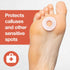 ZenToes Callus Cushions Round Foam Padding with Water-Resistant Self-Stick Adhesive, Protects Foot, Heel and Toes from Rubbing and Friction, Pain ...