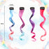 4 Pcs 11 Inch Long Doll Wig, Fits 18 Inch Doll Clip-in Curly Wig, Smooth and Manageable Wigs, Set of 4 Different Colorways, Gift for Kid, Girl, Da...