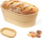 Silicone Bread Proofing Basket - 10 inch Oval Sourdough Bread Baking Basket with Capacity Scale, Collapsible Bread Bowls Silicone Proofing Baskets...