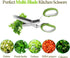 2025 Upgraded Herb Scissors, Effortless Herb Shears Cutter Tool with Sharp Stainless Steel Blades for Fresh Herbs, Must-Have Kitchen & Cooking Gad...