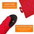 Puppet Oven Mitts Red Cotton Silicone Non-Slip Long Sleeve Arm Soft,Oven Gloves for Women Mum Hot 500? Heat Resistant Hand Safe Microwave Home Kit...