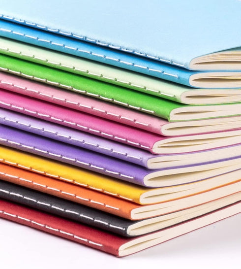 Gwybkq Small Unlined Pocket Notebooks 12 Pack Mini Notepads Journal Blank Sketch Book Pad for Kids Plain Notebooks Drawing Pad 3.5 x 5.5 Inches, 3...