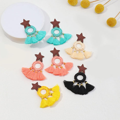 Wood Earring Studs for Jewelry Making,70Pcs Wooden Earrings Posts for Earring Findings Wood Stud Earring Posts with Loop Earring Pin Studs Bulk wi...