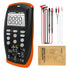 BTMETER BT-42B TRMS 6000 Count Digital Multimeter, Push Button Design, Auto-Ranging Ohm Volt Amp Cap Hz Diode Voltage Temp Continuity Tester Meter...