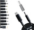 USB C to DC Adapters 10PCS Power Plug Kit, Universal Charger Supply 100W PD Power Cable & 5.5x2.1mm Round Barrel Jack for Sony Toshiba Samsung Ace...