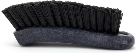 SPARTA Plastic Cutting Board Scrub Brush with Hanging Hole for Washing Cutting Boards, 6 Inches, Black...
