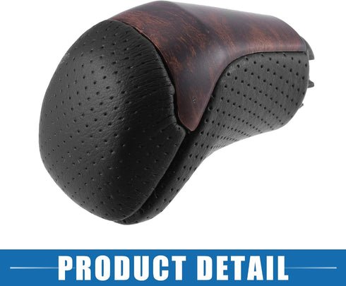 Car Automatic Gear Stick Shift Knob Gear Shift Knob Stick Shifter for Toyota Tacoma 2016-2021 Highlander 2014-2019 Black Gold Tone Wood Grain...