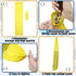 6 Pieces Finch Sock Feeder Finch Feeders without Seeds for Outdoors Hanging Thistle Bird Feeder for Finch Thistle Seed Bird (Yellow, 3.94 x 15.5 I...