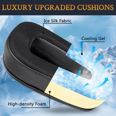 SOULWIT Ear Pads Cushions Replacement for Logitech G35 G930 G933 G933S G935 G633 G633S G635 G533 G430 G431 G432 G433 Gaming Headset, Earpads for G...