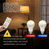 Rechargeable Light Bulbs with Remote Control,700lm, 2600mAh Battery Emergency Light Bulb for Power Outage and Camping Outdoor, 3 Level Dimmable, 3...