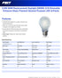 Feit Electric A19 LED Light Bulb, 60W Equivalent, Dimmable, 800 Lumens, E26 Med Base, 5000K Daylight, 90 CRI, 8.8W Standard Glass Filament Lightin...