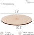 Whole Housewares Wooden Trivet for Hot Dishes Pots and Pans - Heat Resistant Wood Serving Board Pot - Kitchen Counter Accessories for Table Counte...