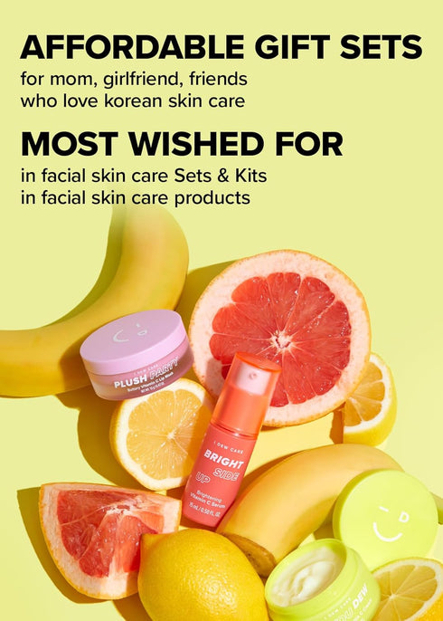 I Dew Care Skincare Set - Vitamin To Glow Pack | With Niacinamide, Grapefruit Extract, Vitamin C, Trio Set, Spa Day, Gift set, Travel Size, Glass ...