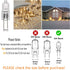 G4 Halogen Light Bulb , T3 JC Type Clear 20W 12V AC/DC Bi-Pin Bulb for Landscape Lighting,Accent Lights, Track Lighting,Under Cabinet Puck Light, ...