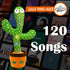 Dancing Talking Cactus Toy, Cactus Baby Toy Singing Mimicking Repeating Recording Cactus Toy, Silly Sunny The Cactus with 3xAA Battery...