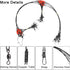 Saltwater Fishing Wire Leader Fishing Leaders with Swivels Snaps Stainless Steel Sulf Fishing Rigs Fishing Gear Tackles for Lures Bait Hooks...