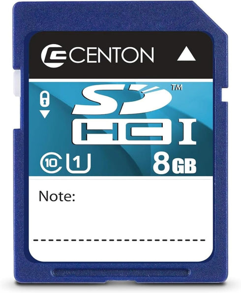 Centon Electronics MP Essential SDHC Card, Ultimate Memory Card for Phones, Tablets, Cameras, and More, UHS1, 8GB, 5 Bulk Pack...