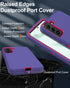 for Samsung Galaxy S21 Plus 5G Phone Case, with Screen Protector, Dust-Proof Port Cover, Full-Body Non-Slip Silicone Rubber Covered, Military Grad...