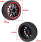 HobbyPark 12mm Hex PreGlued 1/10 RC Touring Car Wheels and Tires 1.02" 26mm Wide, 2.55" Tall Soft Rubber for Tamiya HPI Traxxas Redcat Kyosho Brus...