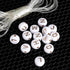 500 Pcs Acrylic Alphabet Letter Beads Rose Gold On White Name Bracelets for Jewelry Making (goldonwhite) (Rosegold)...