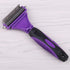 Pet Grooming Hair Removal Tools Dog Bottom Hair Rake 2 In 1 Hair Removal Brush Pad Brushes Suitable For Cats, Large Dogs, Small Dogs...