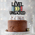Level 10 Unlocked Game Birthday Cake Topper - Video Game Boy's 10th Birthday Game On Party Cake Supplies - Gaming Level Up Winner Party Decoration...