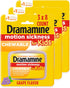 Dramamine Kids Chewable, Motion Sickness Relief, Grape Flavor, 8 Count, 3 Pack...
