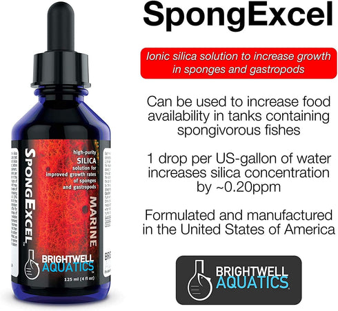 Brightwell Aquatics "SpongExcel" Silica Solution 60-ml...