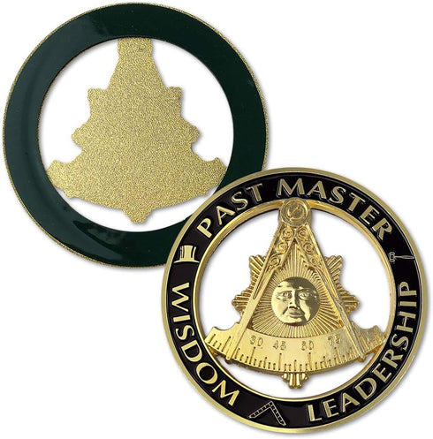 Past Master Masonic Car Emblem Auto Decal Freemason with Square Sticker...