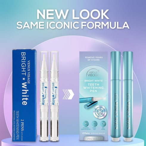 Venus Visage Teeth Whitening Pen, 40+ Uses - Teeth whitening Gel with Professional Formulation and Ingredients - Best Teeth Whitener Overnight and...