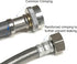 Faucet Water Supply Connector Line Braided Stainless Steel, Faucet Supply Line - 1/2" Female Iron Pipe (FIP) Thread for both ends (1/2" FIP x 1/2"...