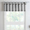 July Joy Cotton Valance Curtains 18 Inches Long Country Kitchen Curtains Tab Top for Small Window Bathroom Farmhouse 56" x 18", Black...
