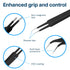 MMOBIEL 3x Industrial Precision ESD Tweezers Anti-Static Stainless Steel for Electronics Tools, Jewelry, Computer, Laboratory Work, Crafts and Hob...