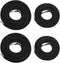 Flexzion Replacement Cord for Gravity Chair - 4 Black Cords (2 Long 2 Short) - Universal Nylon Laces Repair Kit for Zero Gravity, Bungee, String, ...