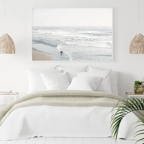 Neutral Landscape Painting Beach Landscape Prints Coastal Ocean Wall Art Beach Scene Artwork Farmhouse Landscape Pictures Coastal Landscape Wall A...
