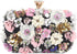 Oweisong 3D Flower Clutch Purses for Women Gold Formal Wedding Party Evening Bags Chain Floral Shoulder bag...