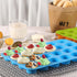 24 Cups Silicone Mini Muffin Pan,Cookies Cupcake Bakeware Tin Soap Tray Mould Non Stick, BPA-Free, Dishwasher Safe...
