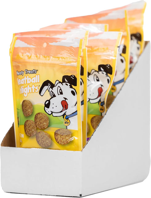 Meatball Delights Chicken Flavor Meatballs Dog Treats, 3-oz. (Pack of 8)...