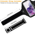 Armband for Galaxy S8+/S9+/S10+/S20+, Sweatproof Running Exercise Gym Bag with Key Holder and Card Slot for Samsung Galaxy Phones(Black)...