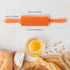 NUOMI Kids Rolling Pins for Baking Playdough 2 Pack Non-Stick Silicone Small Rolling Pins for Home Kitchen,Random Colors...