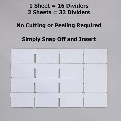 (32-Pack) Akro Mils Storage Bins Compatible, Small Drawer Dividers for Akro-Mils Craft Cabinet and Hardware Storage Organizer, Replaces P/N 40716...