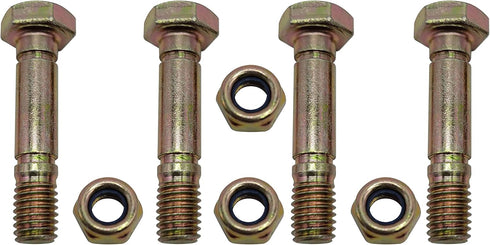 4PK Shear Bolt and Nut Fits MTD Cub Cadet Troy-Bilt 710-0890 710-0890A 910-0890A Snow Thrower...