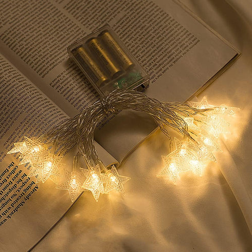 Star String Lights 10Ft 20 LED Fairy Lights Battery Operated Waterproof Indoor Outdoor Twinkle Christmas Lights for Bedroom Party Wedding Xmas Tre...