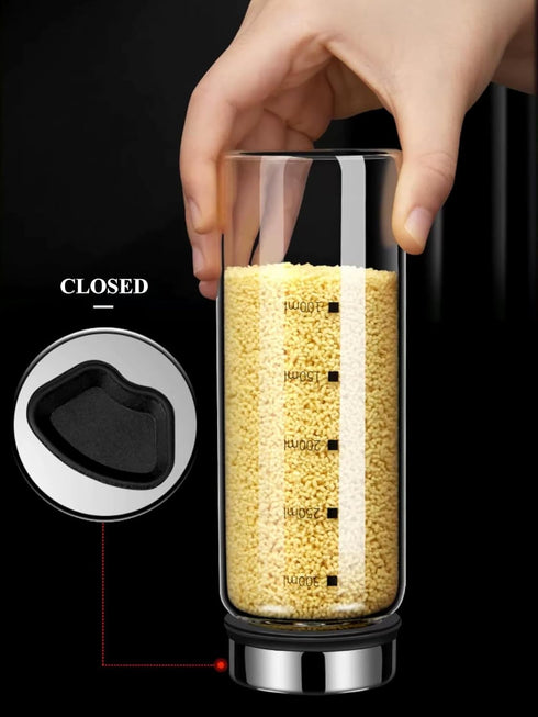 10 oz Salt and Pepper Shakers with Adjustable Outlet Holes Clear Glass Shaker Bottles Spice Seasoning Cans for Kitchen Decor Home Restaurant BBQ C...